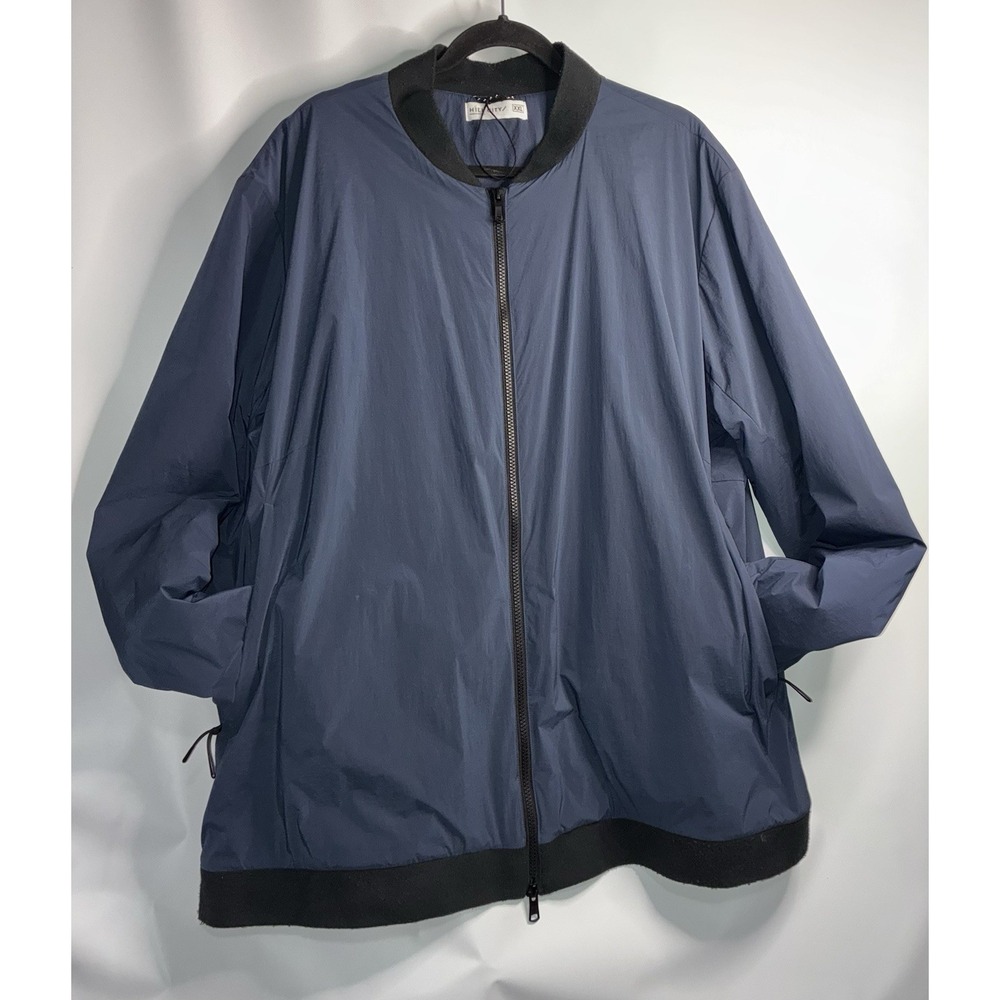 Hill City Jacket Thermal Light Bomber Full Zip Men's Size XXL Blue Insulated Gap